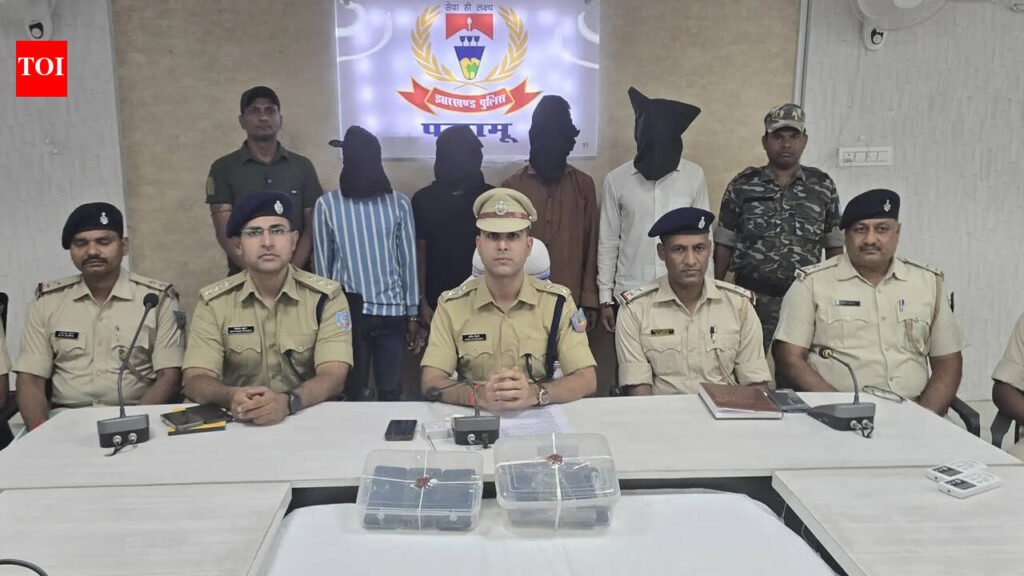 4 Rahul gang members held in Palamu | Ranchi News