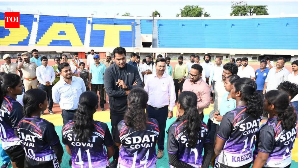 Aadhav Arjuna inspects infrastructure upgrades at Coimbatore’s Nehru stadium | Coimbatore News