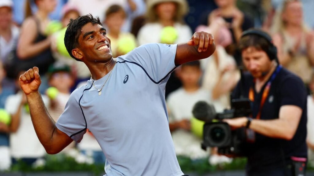 Indian-origin player Nishesh Basavareddy stuns seventh seed Taylor Fritz in French Open