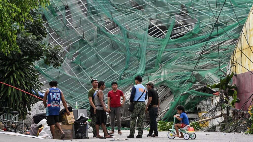 Death toll hits three in Philippine construction collapse, 17 missing