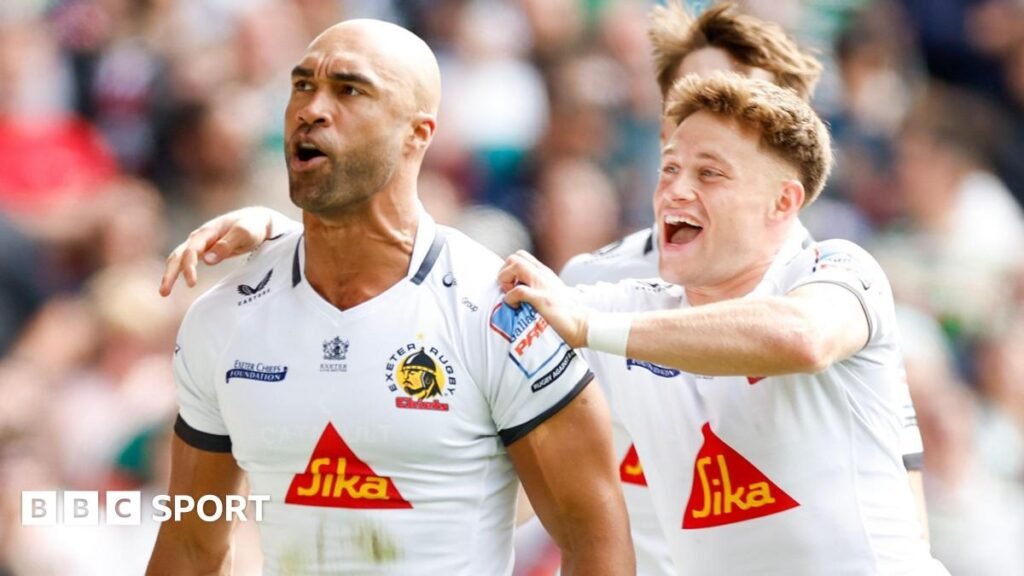 The Prem: Leicester 26-35 Exeter – Chiefs keep up play-off hopes after rare win at Tigers