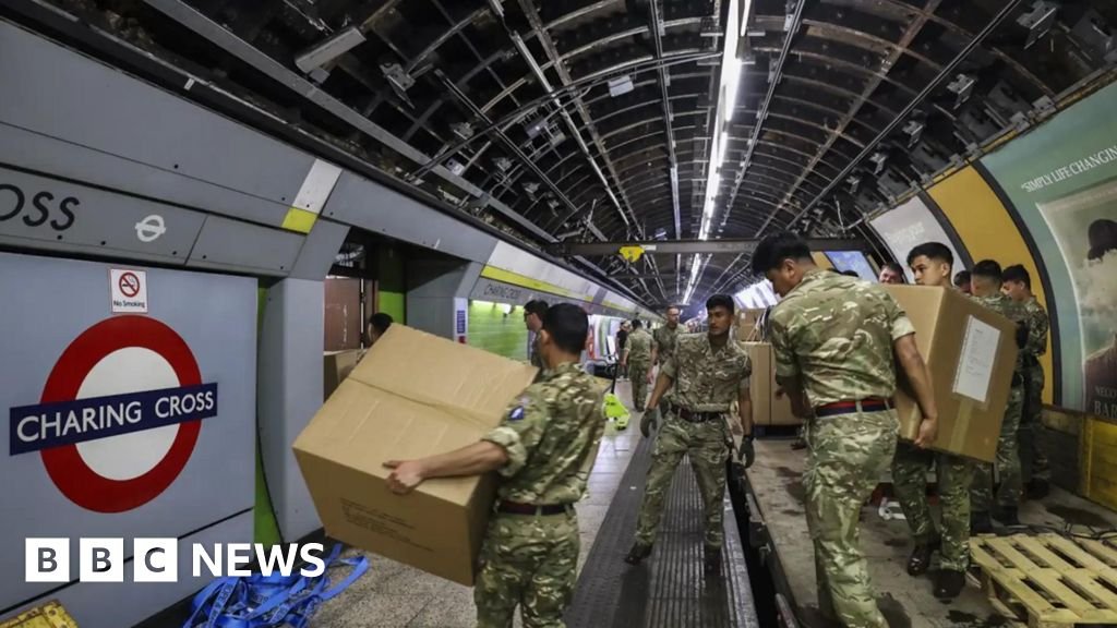 Charing Cross Tube station used for major military exercise