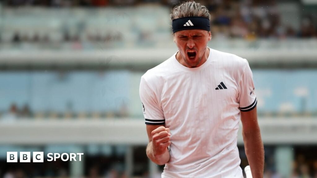 French Open 2026 results: Alexander Zverev cruises into quarter-finals at Roland Garros