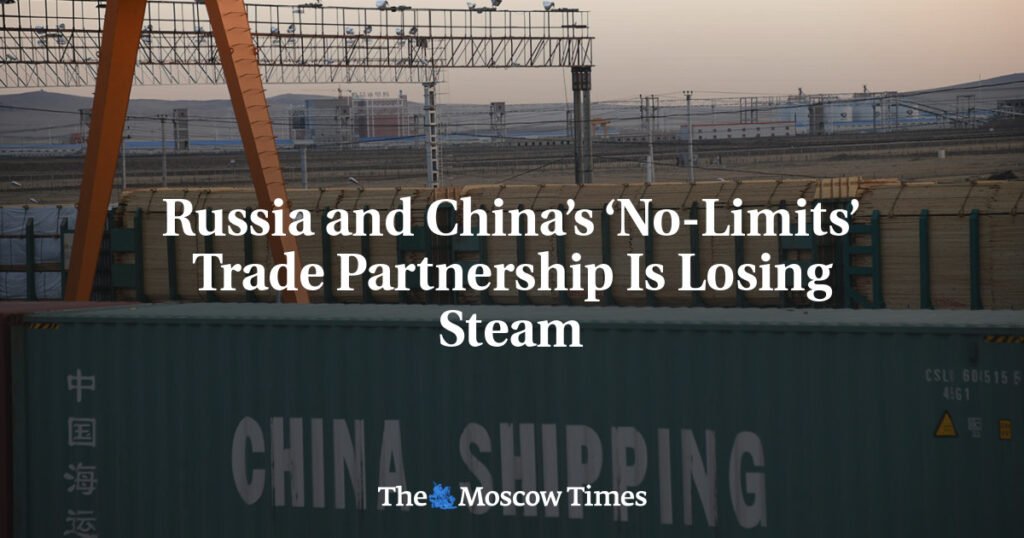 Russia and China’s ‘No-Limits’ Trade Partnership Is Losing Steam