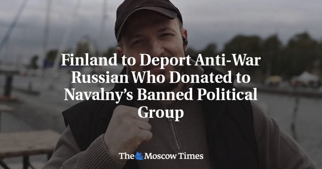 Finland to Deport Anti-War Russian Who Donated to Navalny’s Banned Political Group