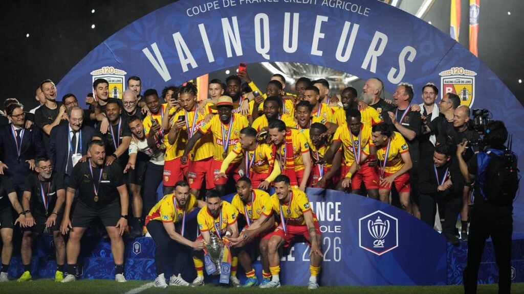 Lens lift French Cup for the first time after beating Nice in final