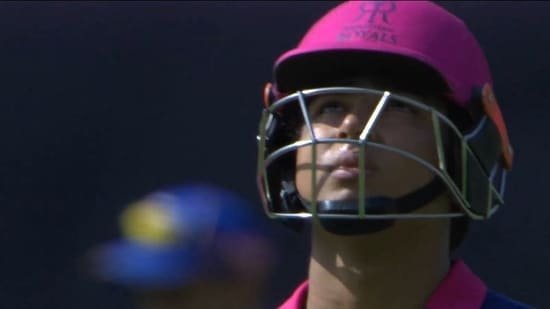 Helpless Vaibhav Sooryavanshi looks skyward in despair after failure vs Mumbai Indians in do-or-die match