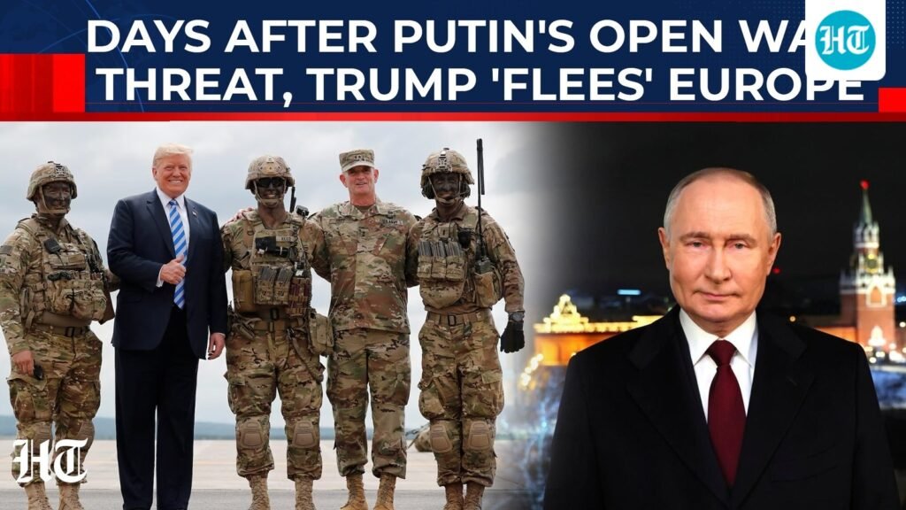 Trump ‘flees’ Europe with troops, days after Putin’s direct war threat to USA over military presence