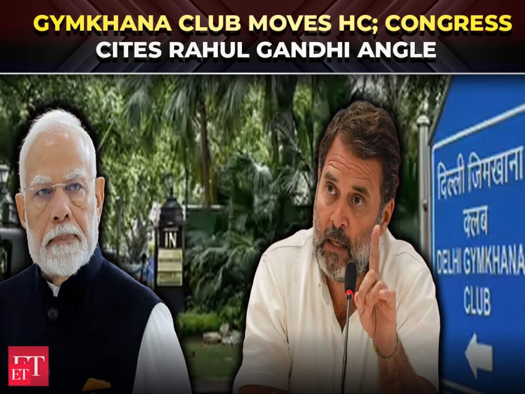 Delhi Gymkhana Club moves HC against centre’s takeover order; row sparks reactions – The Economic Times Video