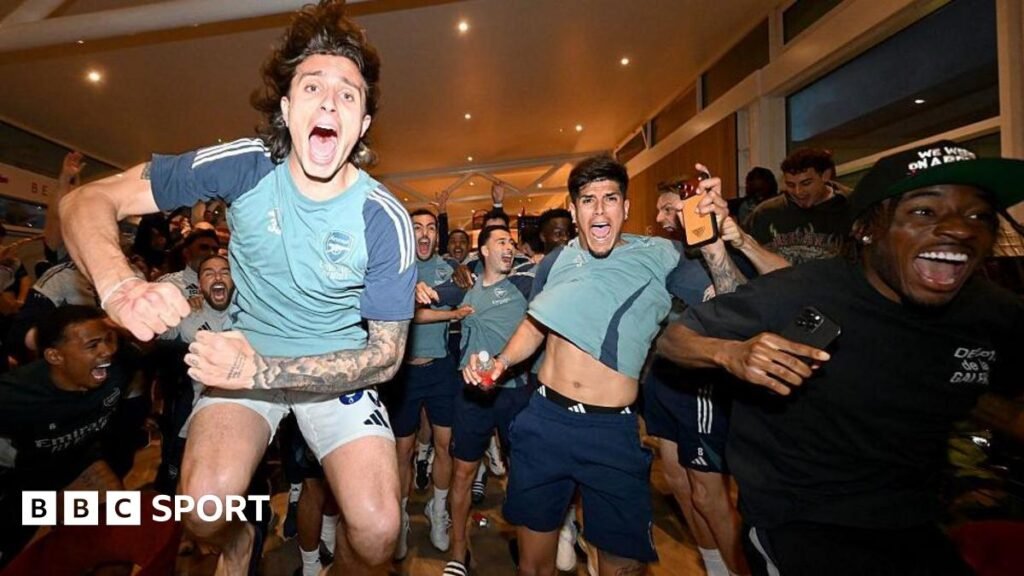 Arsenal win the Premier League – how the Gunners celebrated title win