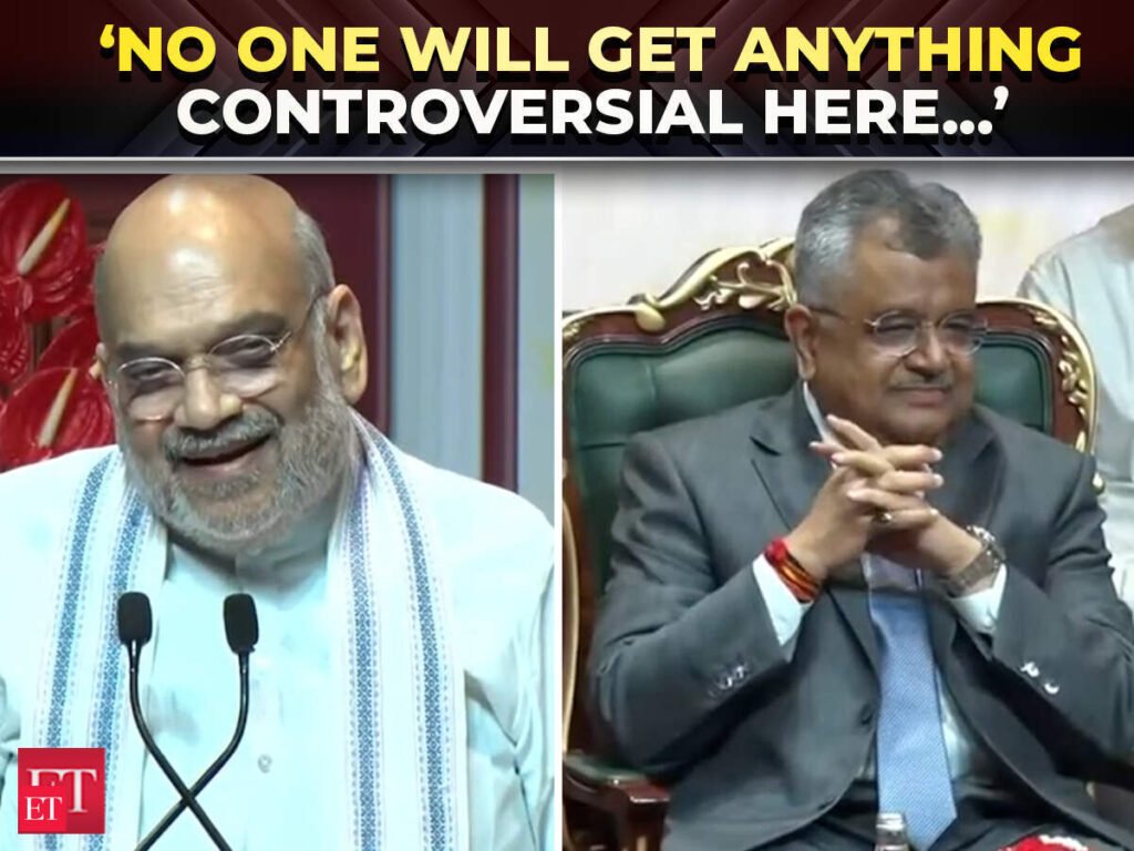 ‘No Controversy Here’: Amit Shah clarifies his remarks at SGI Tushar Mehta book Launch – The Economic Times Video