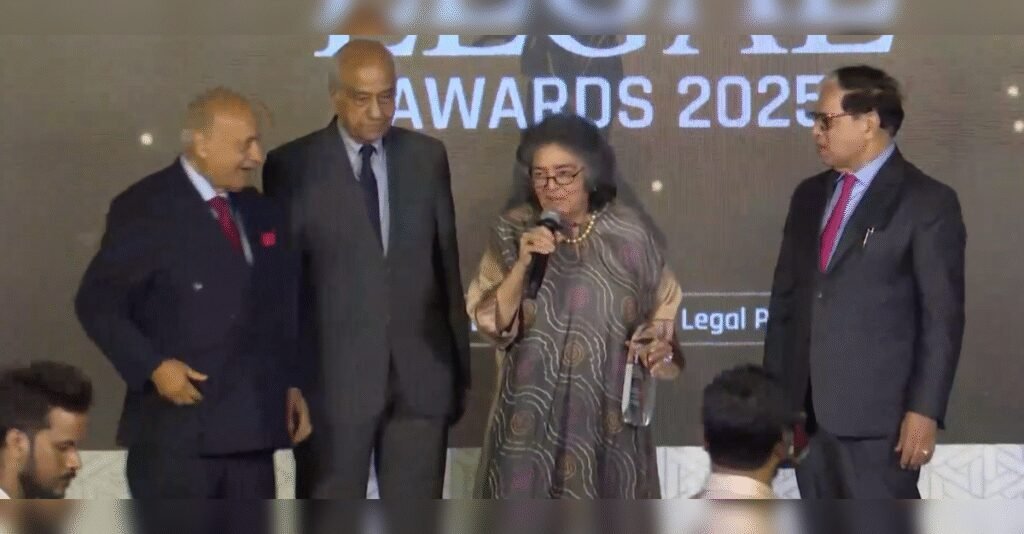 Zia Mody Honored with Lifetime Achievement Award at ETLegalWorld Global Legal Convention 2025-26, ETLegalWorld