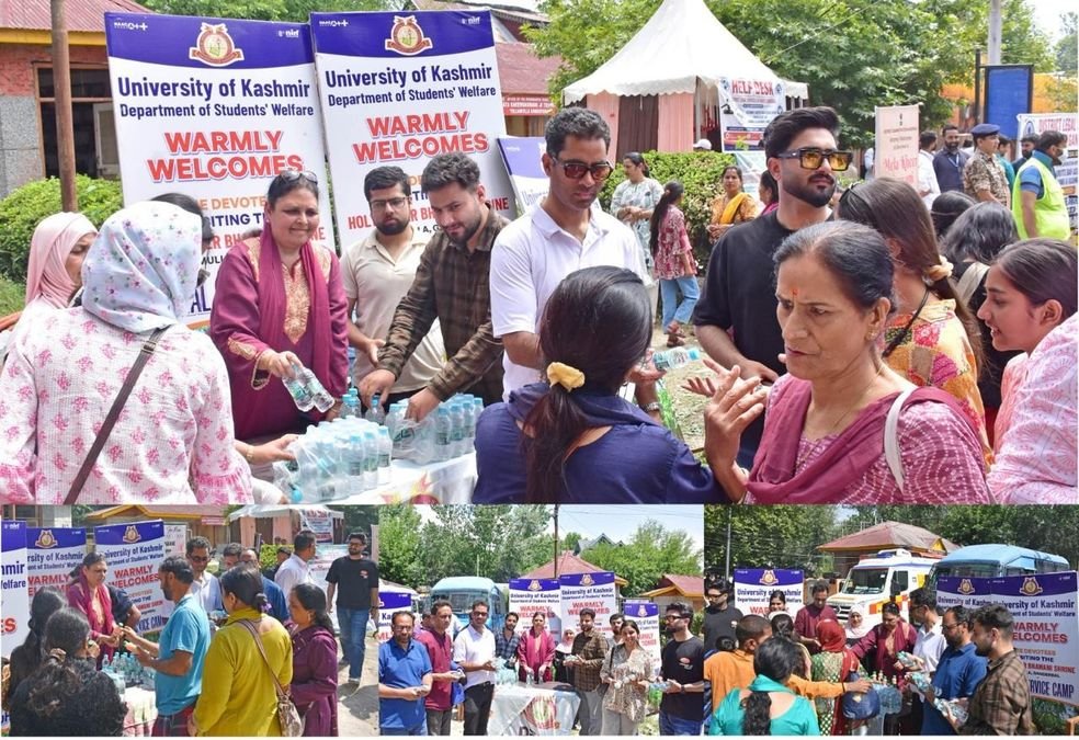 VC, KU Praise Students as DSW Outreach Initiative Receives Warm Response at Kheer Bhawani Mela