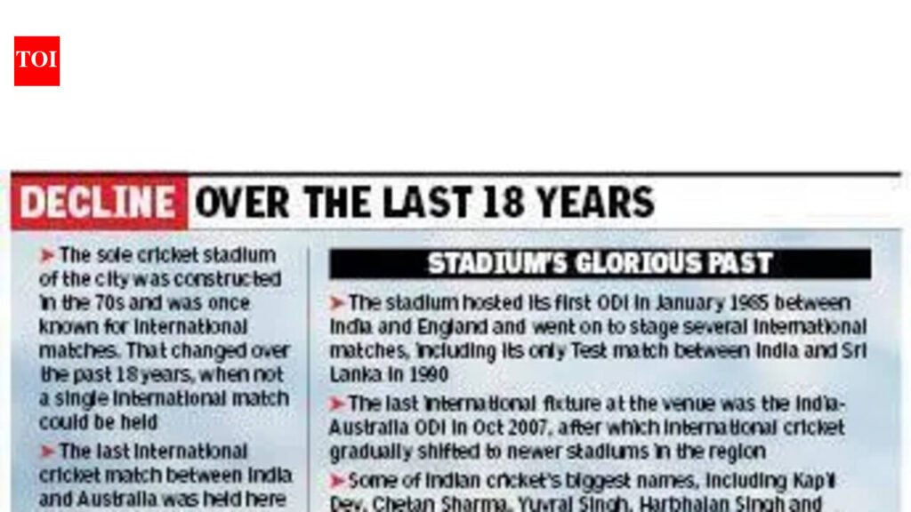 Going big ticket? UT seeks police inputs on Sec 16 stadium | Chandigarh News
