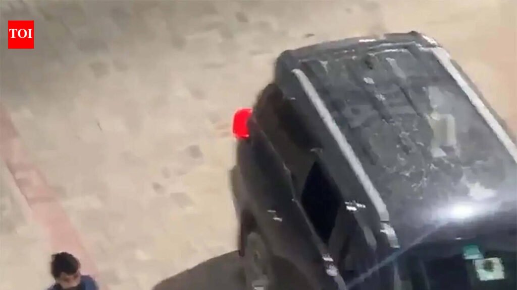 Dance on SUV bonnet, loud music, assault on guards: 3 detained for creating ruckus in Gurgaon society | Gurgaon News