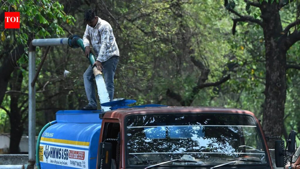 Hyderabad records all-time high of 15,200 tanker bookings per day amid worsening water crisis | Hyderabad News