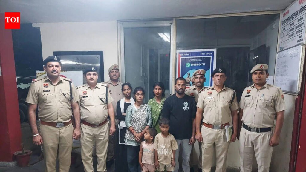 60 cops scan 50 CCTV feeds, two missing children traced in an hour in Manesar | Gurgaon News