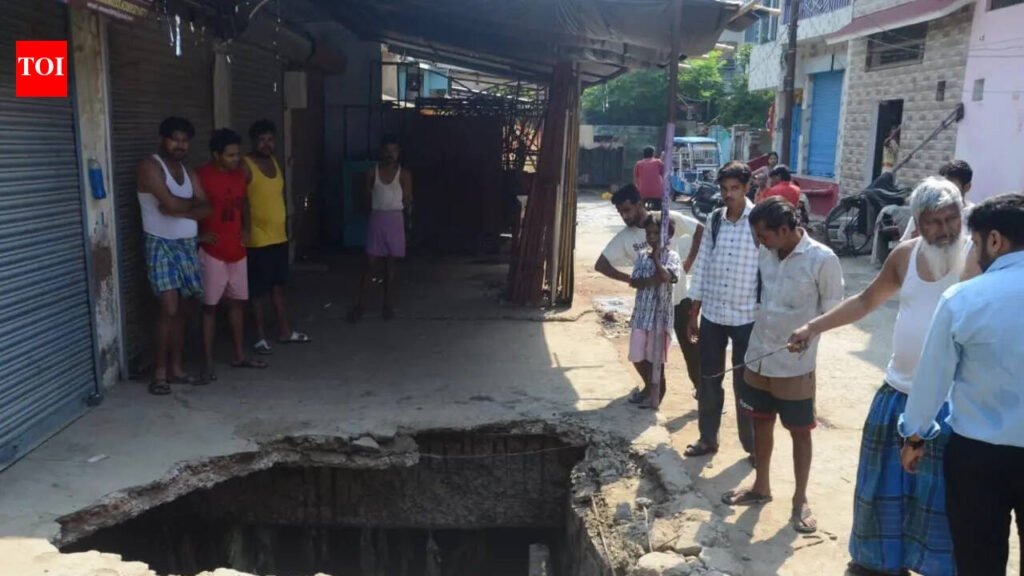 24 BEd aspirants fall into drain near exam centre after slab collapses, 4 injured | Kanpur News