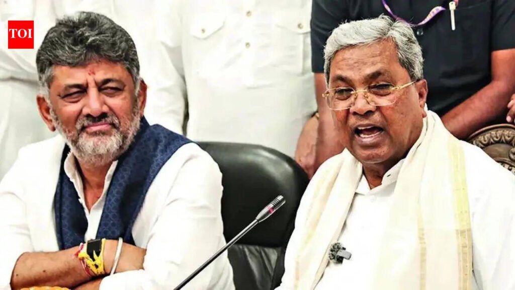 DK Shivakumar and Siddaramaiah head to Delhi to finalise new Karnataka team | Bengaluru News