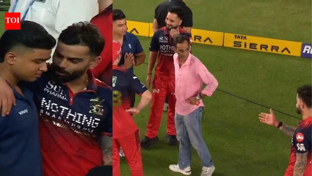Watch: Virat Kohli meets Vaibhav Sooryavanshi after RCB’s back-to-back title triumph | Cricket News