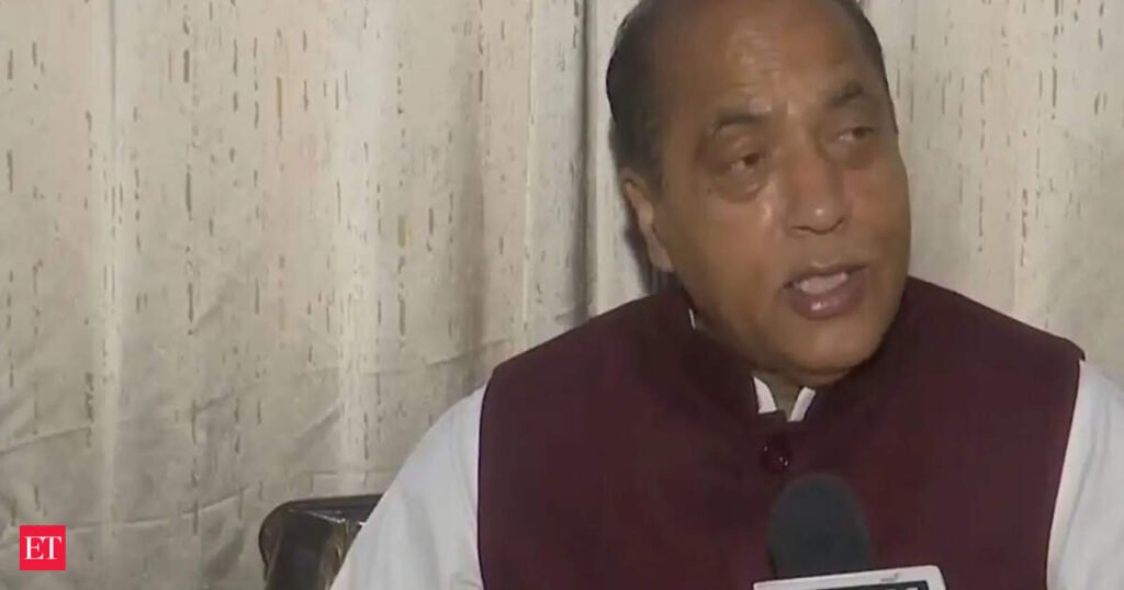 “People have decided to uproot Congress govt”: Jairam Thakur hails BJP’s victory in Himachal municipal corporation polls