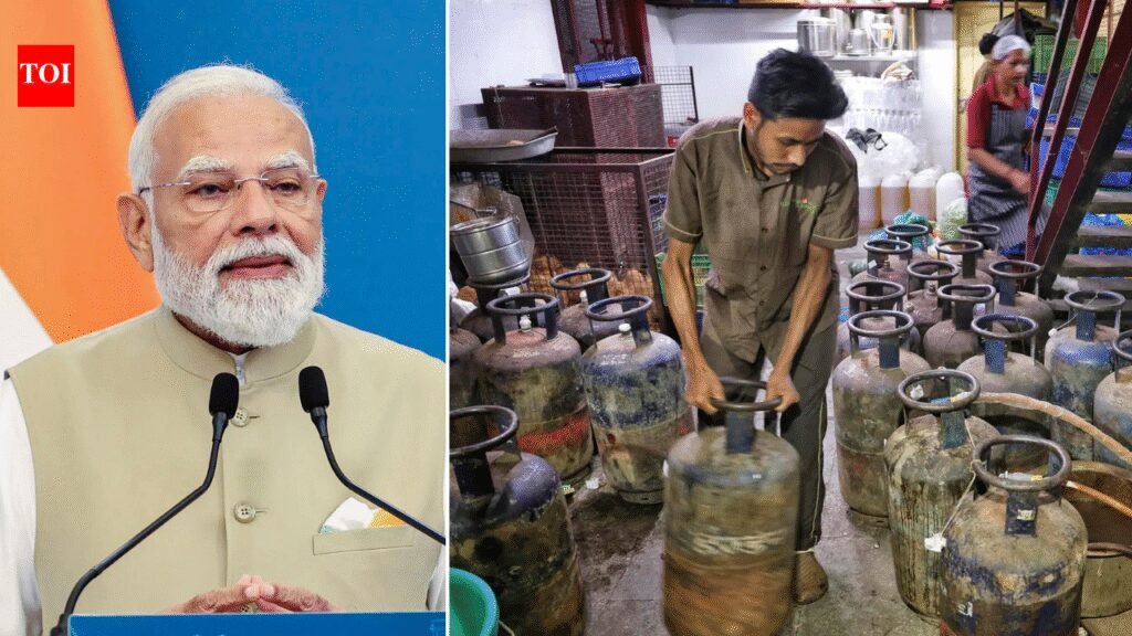 ‘Inflation man has cracked the whip again’: Congress slams PM Modi over commercial LPG price hike | India News