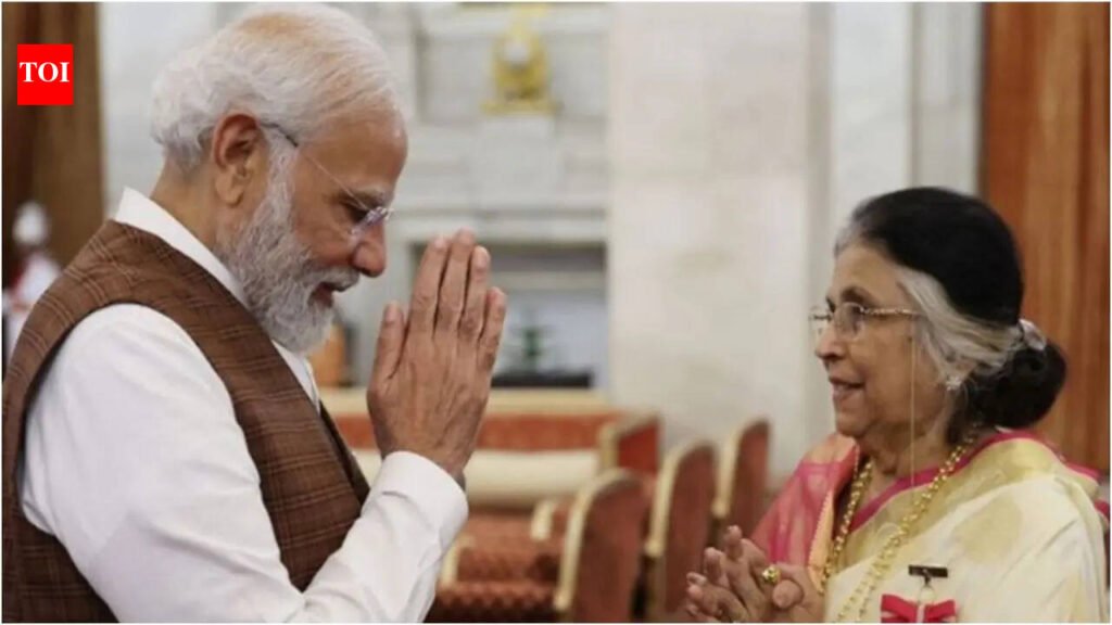 Suman Kalyanpur: PM Modi mourns the demise of Padma Bhushan veteran playback singer Suman Kalyanpur: ‘A soulful voice fallen silent’ | Hindi Movie News