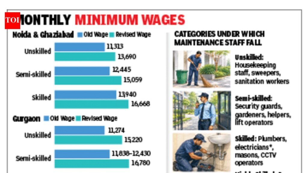 Condo upkeep bills set to go up with labour code’s higher wages mandate | Gurgaon News