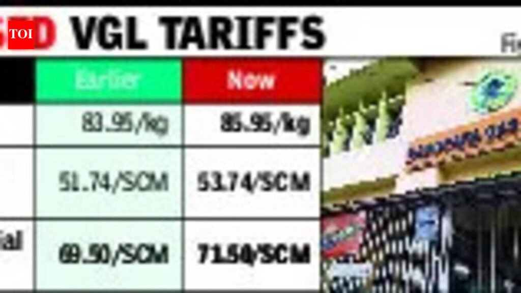 VGL hikes CNG, PNG tariffs by Rs 2 amid rising gas procurement costs | Vadodara News