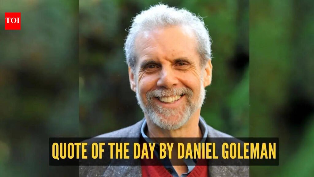 Daniel Goleman Quote: Quote of the day by Daniel Goleman: “If your emotional abilities aren’t in hand, if you don’t have self-awareness, if you are not able to manage your distressing emotions, if you can’t have empathy and have effective relationships, then…”