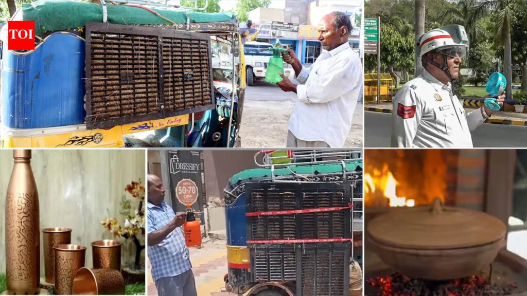 Desi jugaads during heatwaves: India’s battle against 45°C temperatures | India News