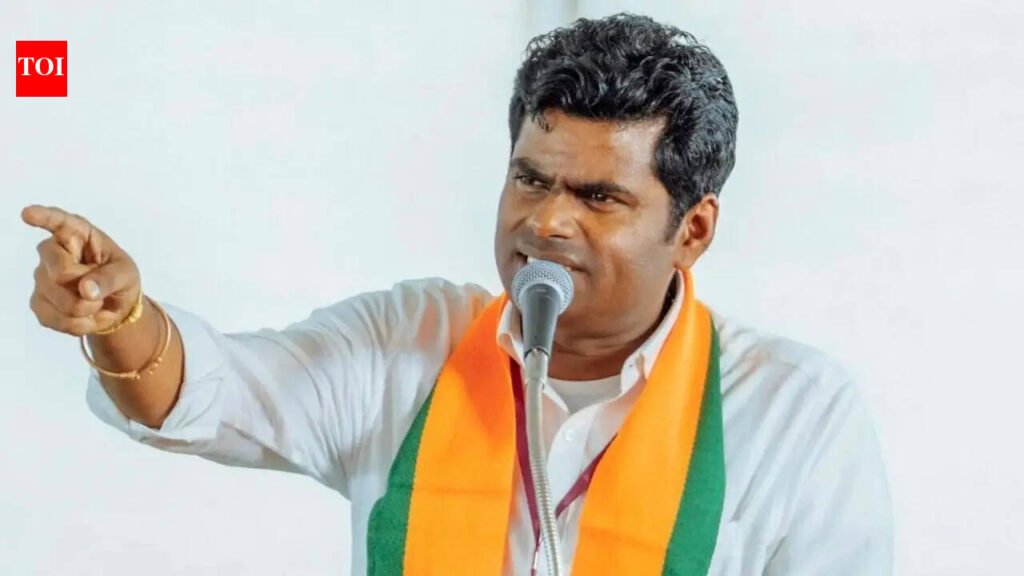 K Annamalai Resignation: Annamalai submits resignation letter to BJP chief Nitin Nabin in Delhi, set to launch new political party | Chennai News