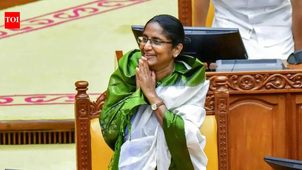 Shanimol Osman elected Kerala assembly deputy speaker | Thiruvananthapuram News