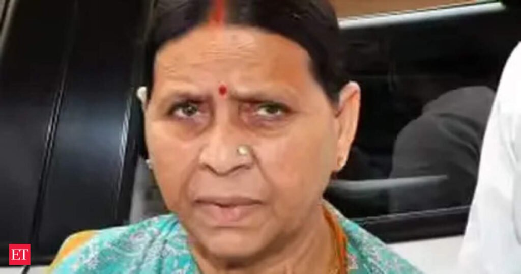 RJD leaders hold guard at Rabri house, claim ex-CM ‘returned’ her recently downgraded security