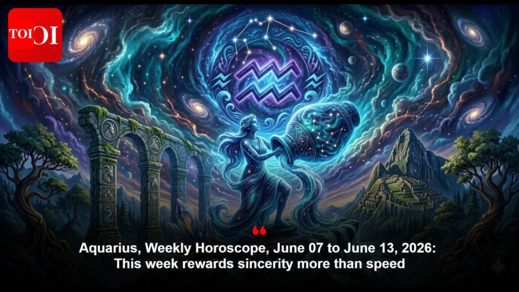 Aquarius, Weekly Horoscope, June 07 to June 13, 2026: This week rewards sincerity more than speed