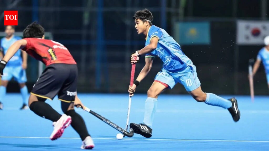 Gold for India! U-18 men’s team beat Japan to lift Asia Cup; Ashish Purti scores hat-trick | Hockey News