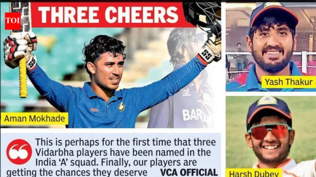 Vidarbha’s Dubey, Thakur, Mokhade in India ‘A’ squad for Lanka tour | Nagpur News