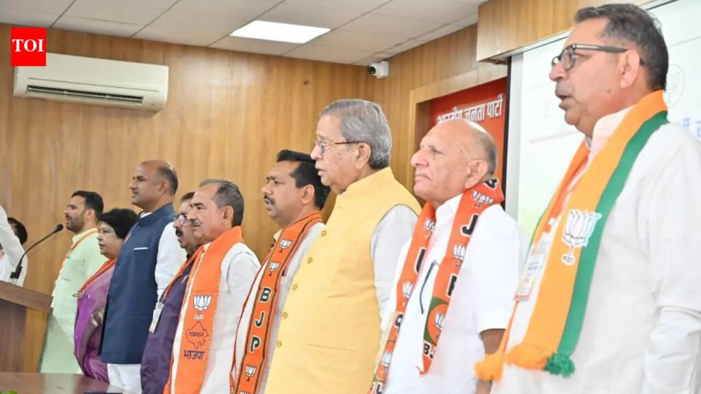 Ahead of local body polls, Ajaey Kumar takes charge as Raj BJP org secy | Jaipur News