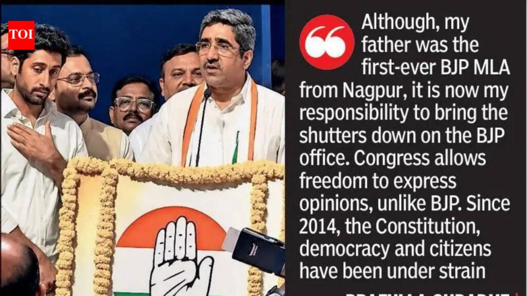 Prafulla Gudadhe Assumes Charge As City Cong Committee President | Nagpur News