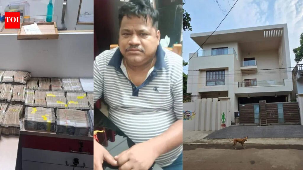 ‘5 buildings, 13 plots, mountain of cash’: Govt engineer’s empire under scanner; drew Rs 6,000 monthly salary | Bhubaneswar News