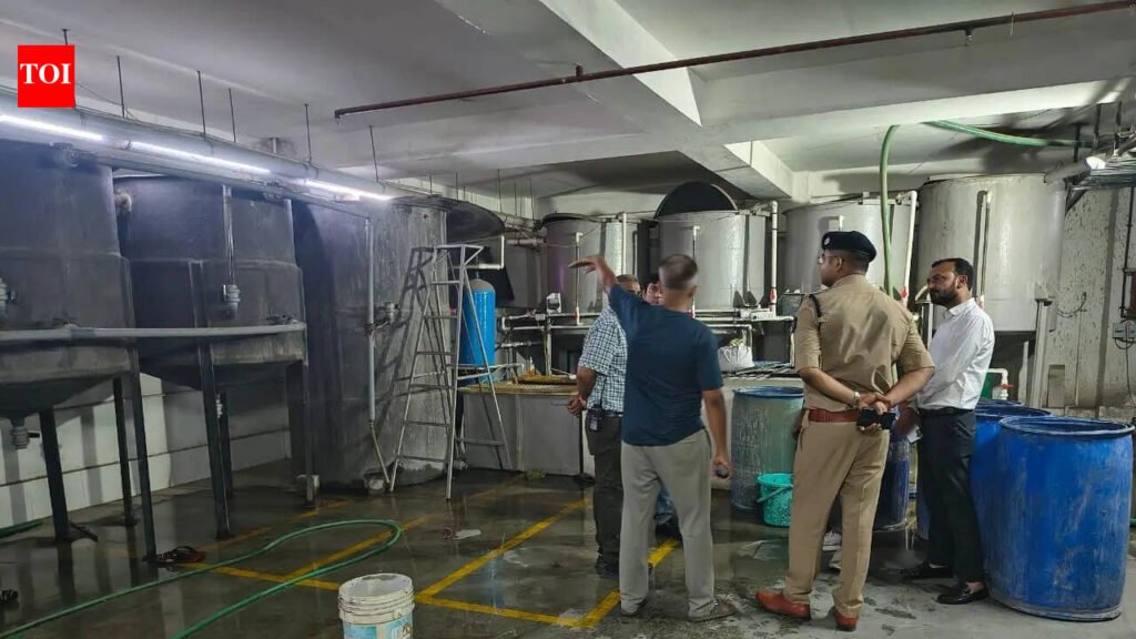 Four die cleaning septic tank at Surat jewellery processing unit | Surat News