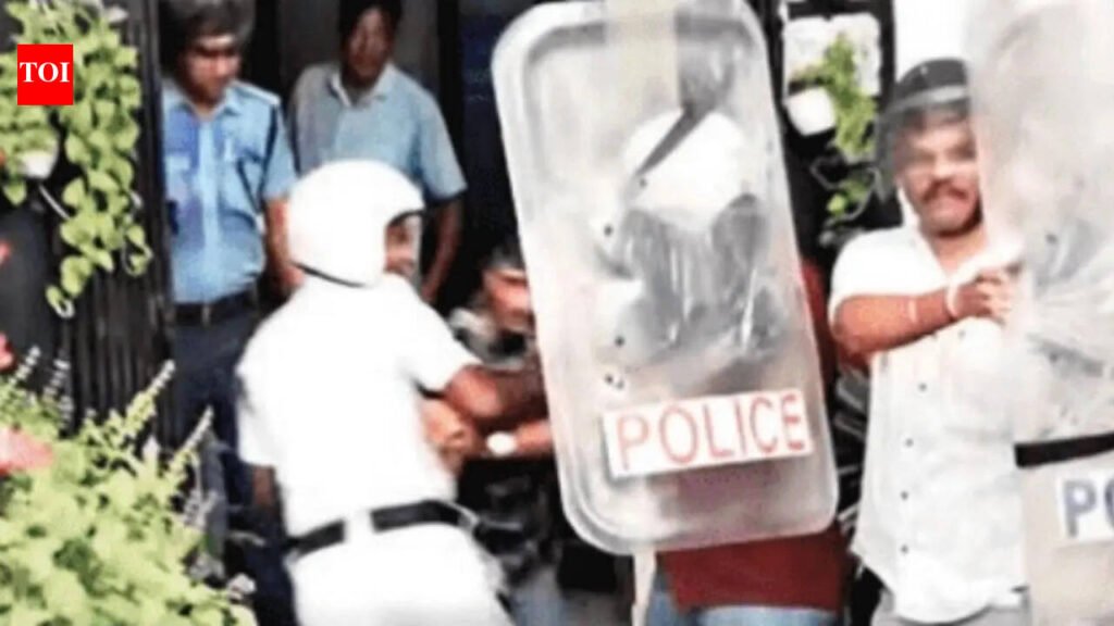 Kolkata police bring out fibreglass shield to guard against ‘dim-ocracy’ | Kolkata News