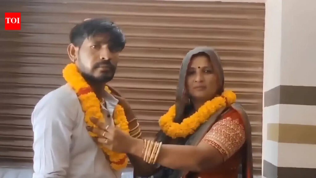 UP man marries mother-in-law, seeks blessings in viral video | Kanpur News