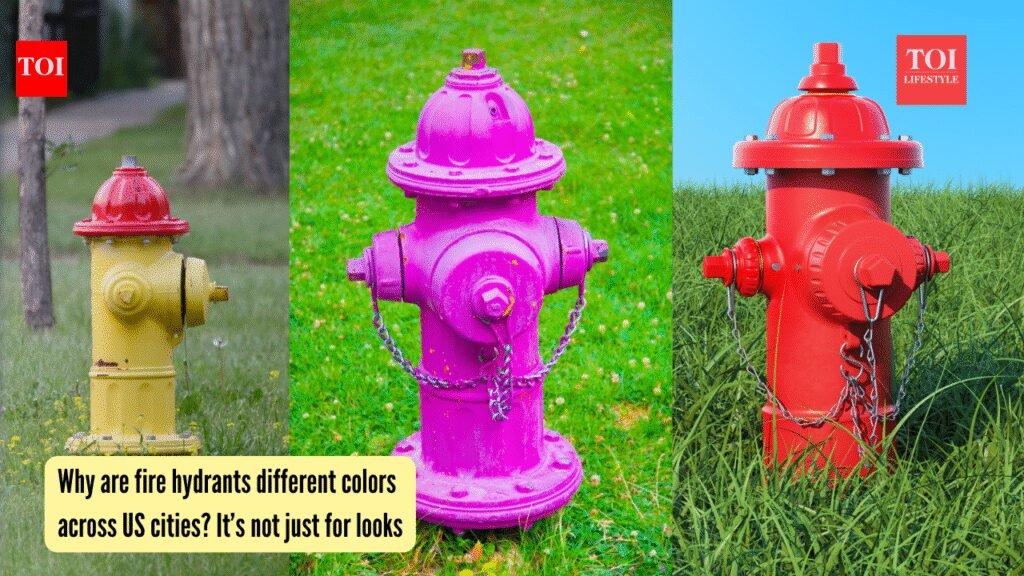 Why are fire hydrants different colors across US cities? It’s not just for looks |