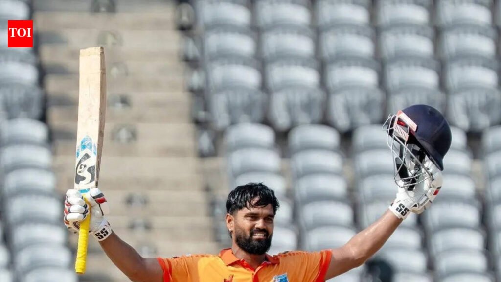 Security guard’s son smashes fastest ton in Baroda Premier League | Vadodara News
