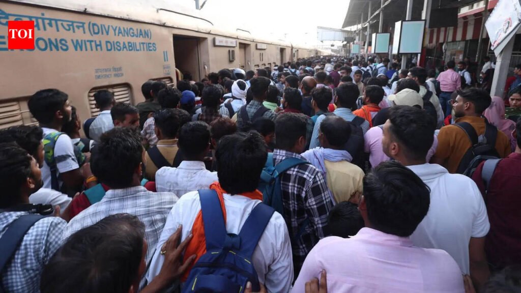 Rush chokes rail network, reserved passengers stranded | Lucknow News