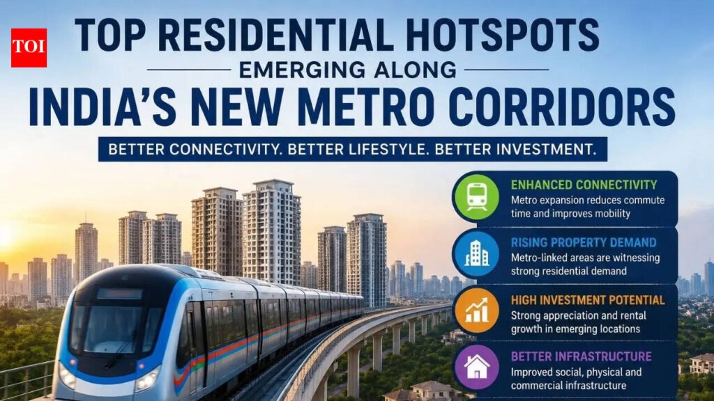 Top residential hotspots emerging along India’s new metro corridors
