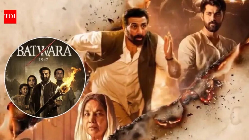 Sunny Deol: ‘Batwara 1947’: Sunny Deol unveils powerful motion poster starring Preity Zinta and Karan Deol in Rajkumar Santoshi directorial | Hindi Movie News