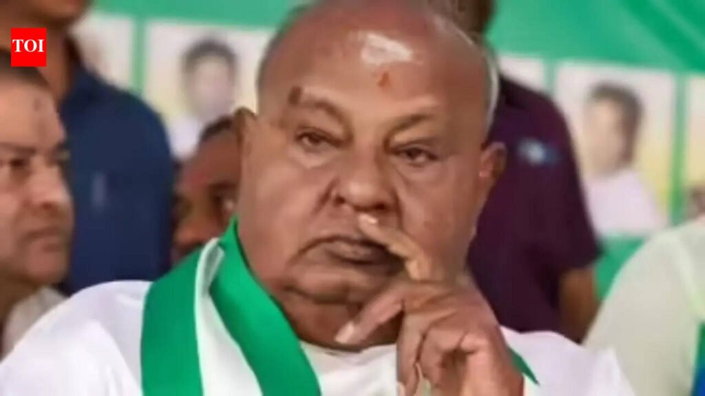 BJP in Karnataka RS poll fray may mean end of the road for HD DeveGowda | Bengaluru News