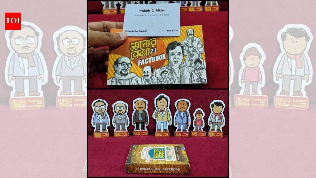 50 years later, Sonar Kella comes to life in Bengal’s first-ever Feluda flipbook | Kolkata News